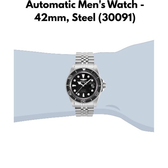 New Invicta Pro Diver Automatic Men's Watch - 42mm, Steel (30091) $350 - Picture 2 of 4
